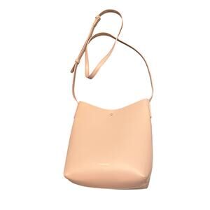 EUC - Samara‎ vegan leather crossbody bag in the peony or dirty pink color.